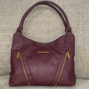 Rosetti burgundy shoulder bag handbag purse